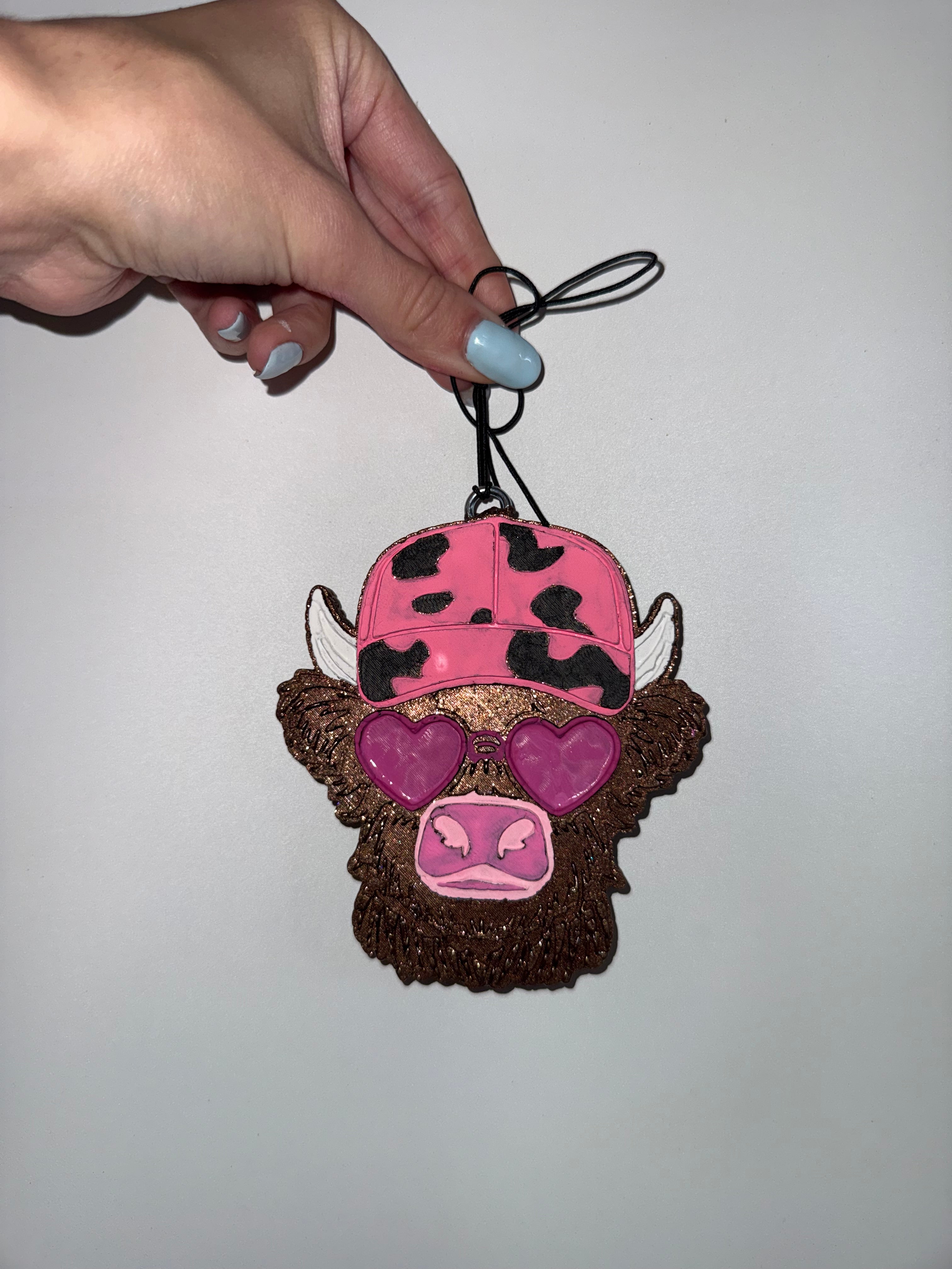 Cow car freshie