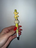 Yellow bow (beadable pen)