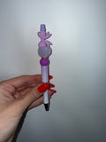 Purple bow (beadable pen)