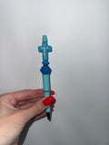 Blue cross (beadable pen)