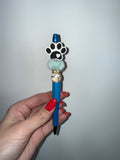 Paw print (beadable pen)
