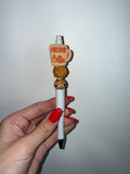 Fueled by coffee (beadable pen)
