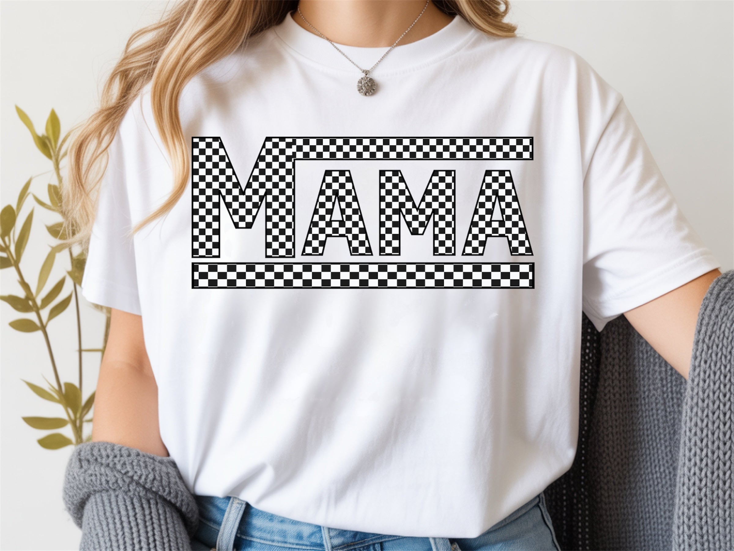 Mama checkered