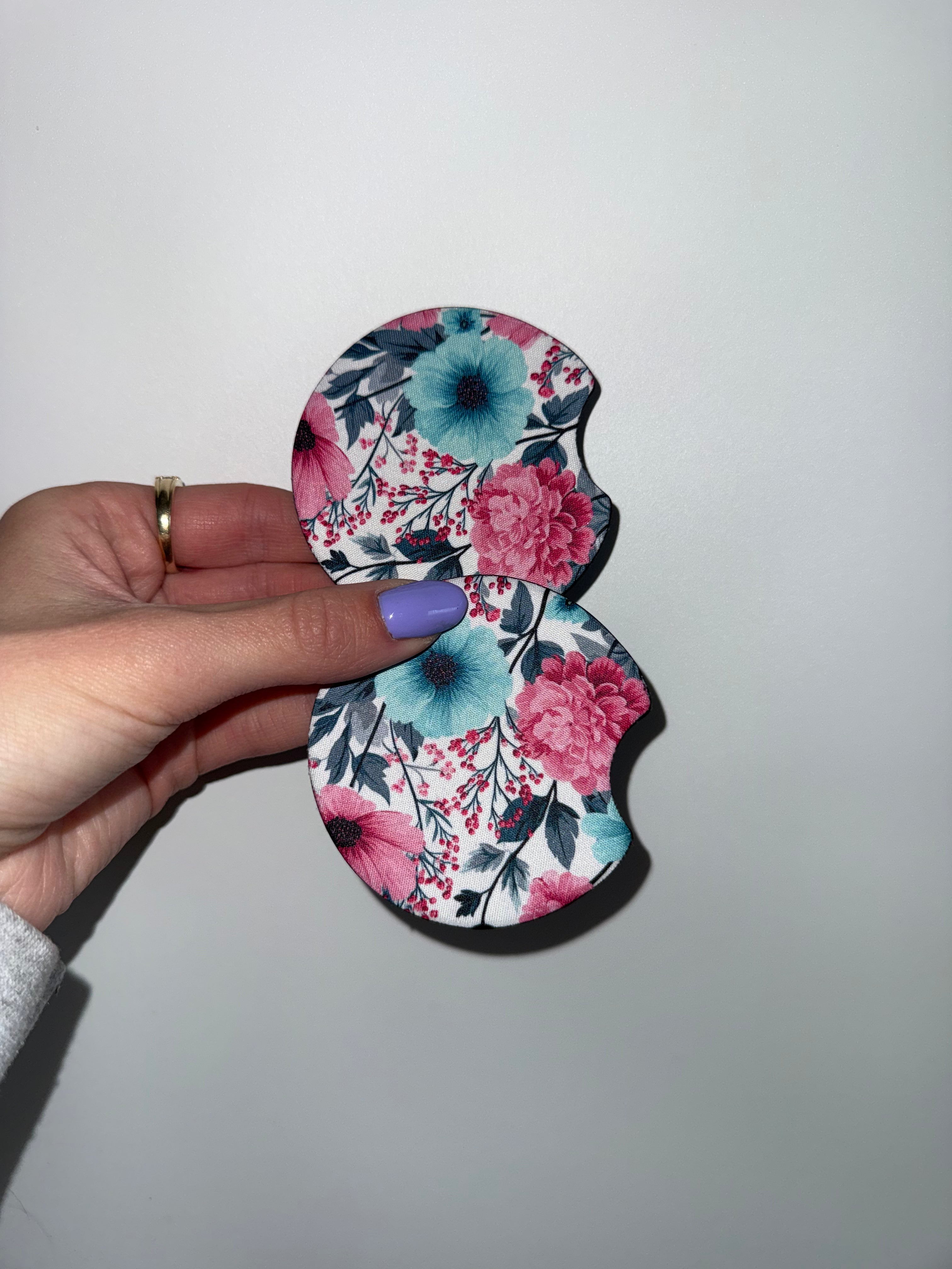 Flowers (car coasters)