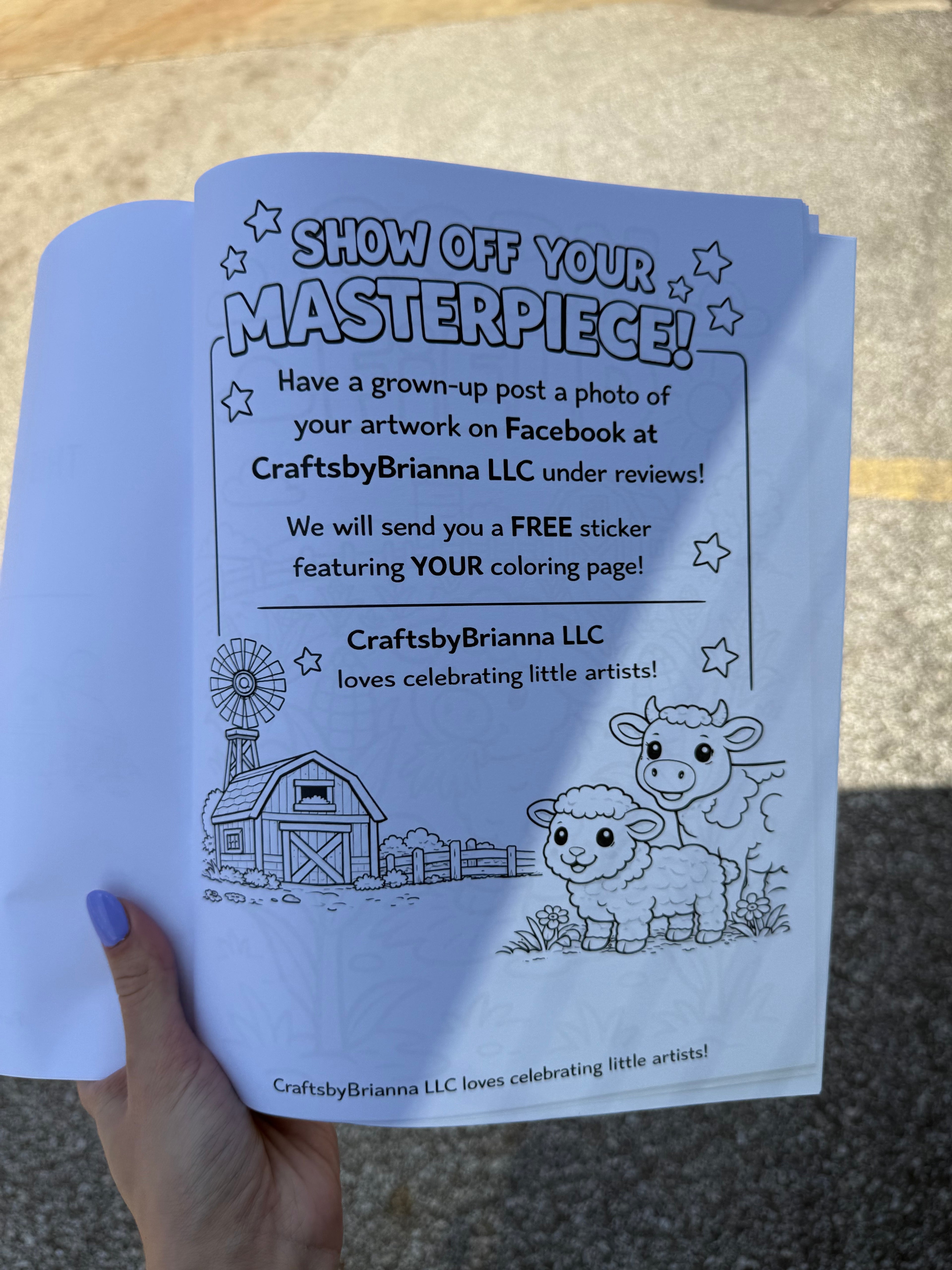 Fun on the farm - little artist addition - coloring book