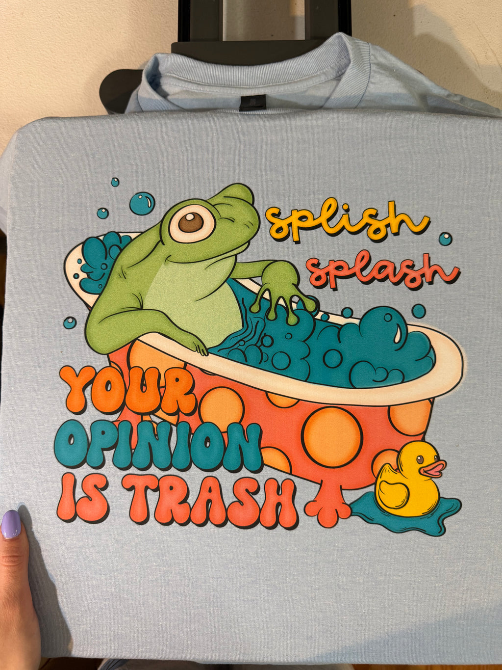 Splish splash your option is trash