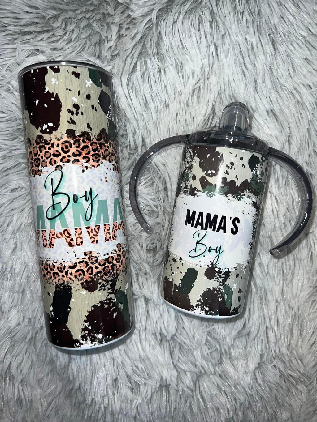 Boy mama & mama's boy tumblers
