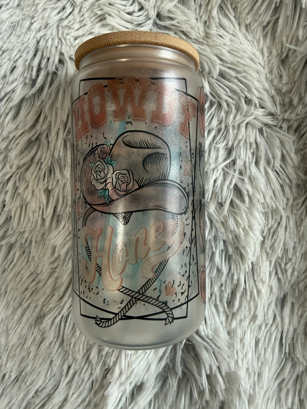 Howdy honey (12oz glass)