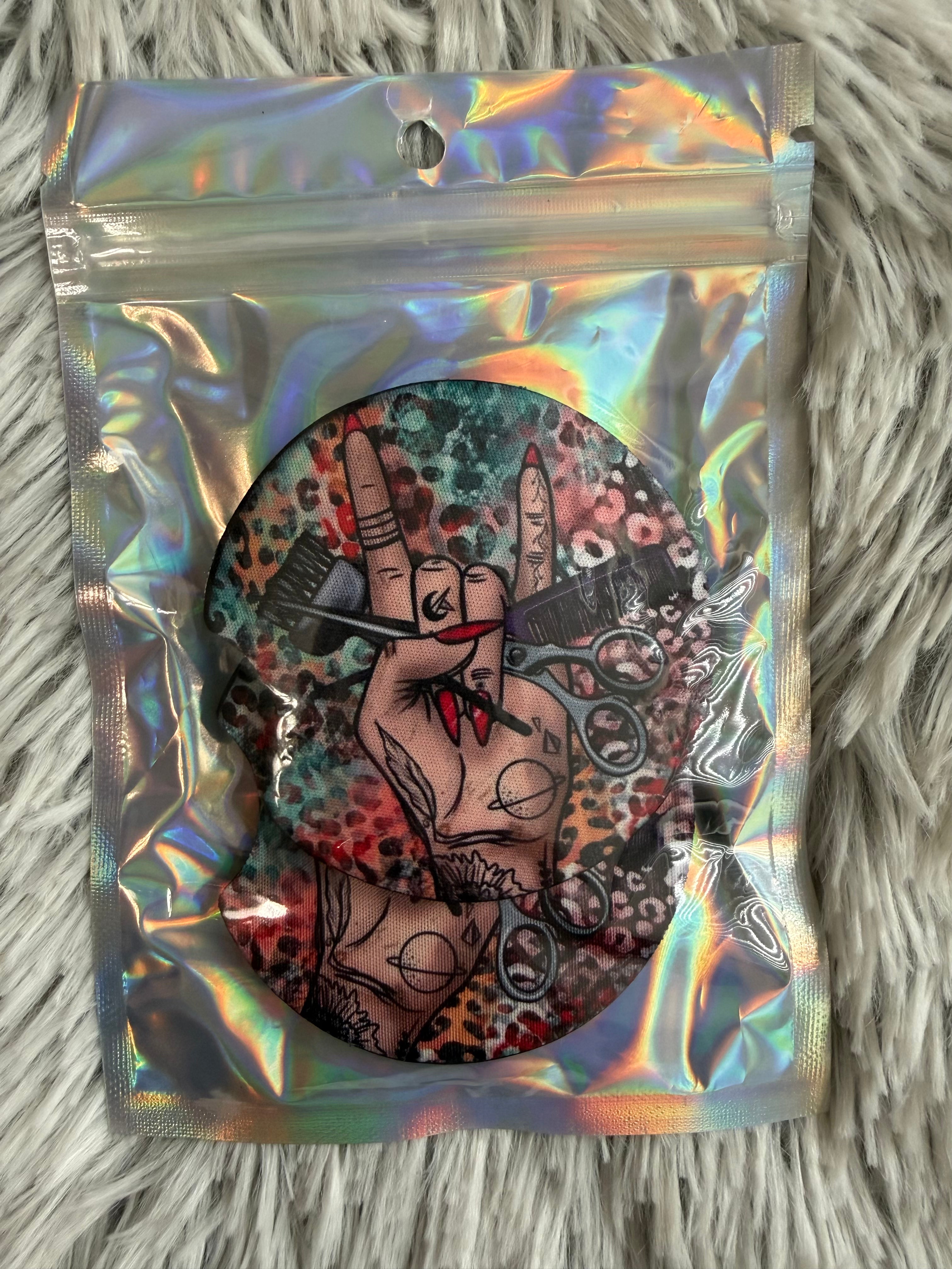 Hair stylist (car coasters)