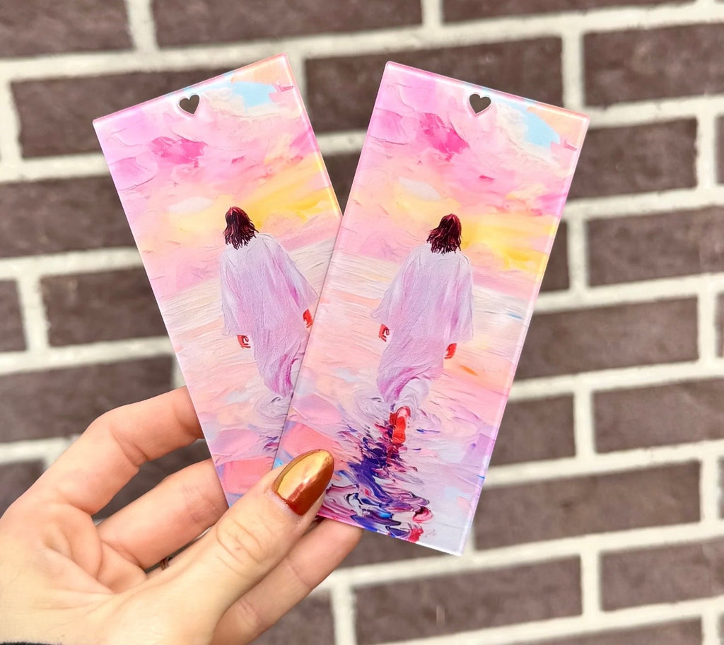 Jesus walking on water (acrylic bookmark 3mm thick)