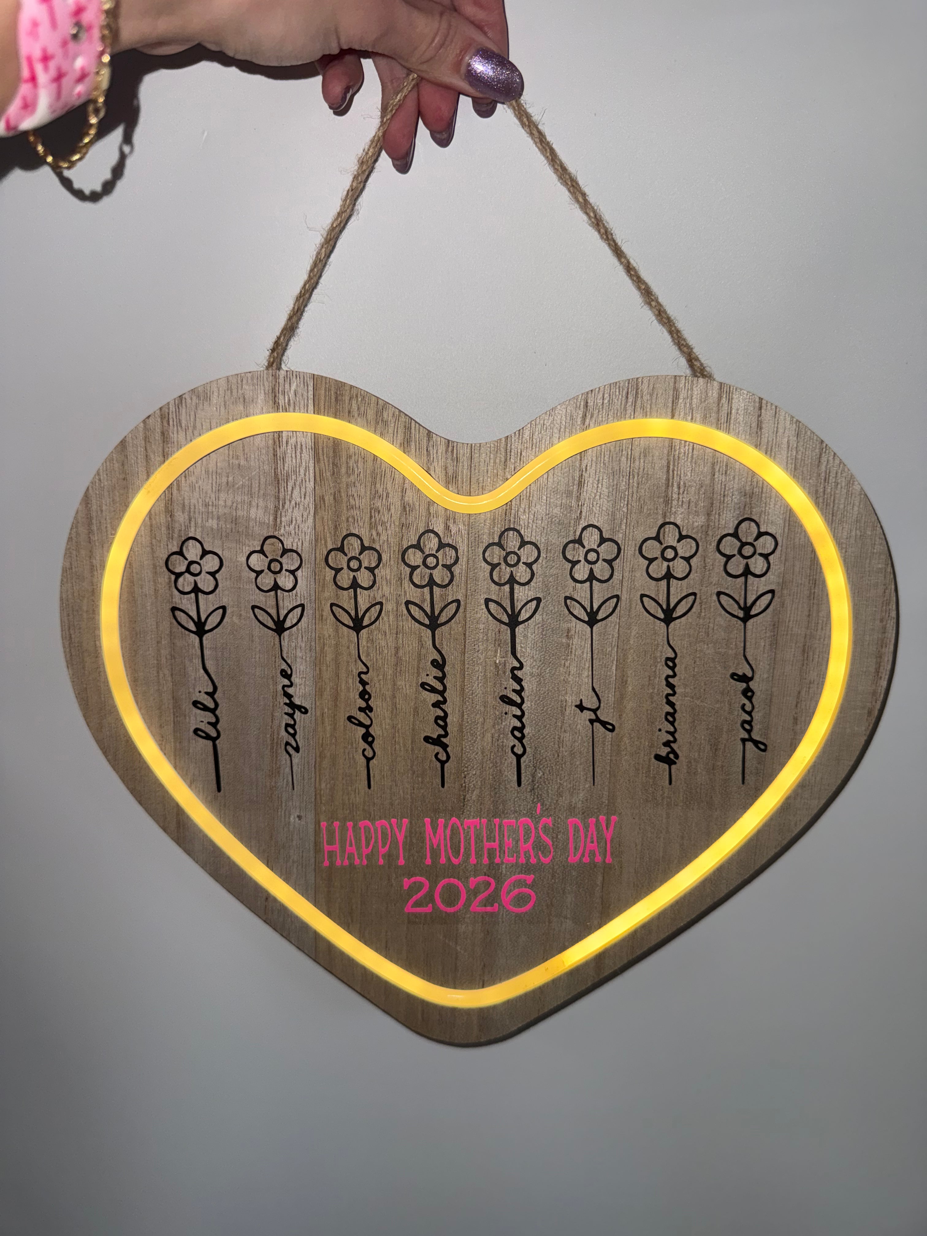 LED light up sign