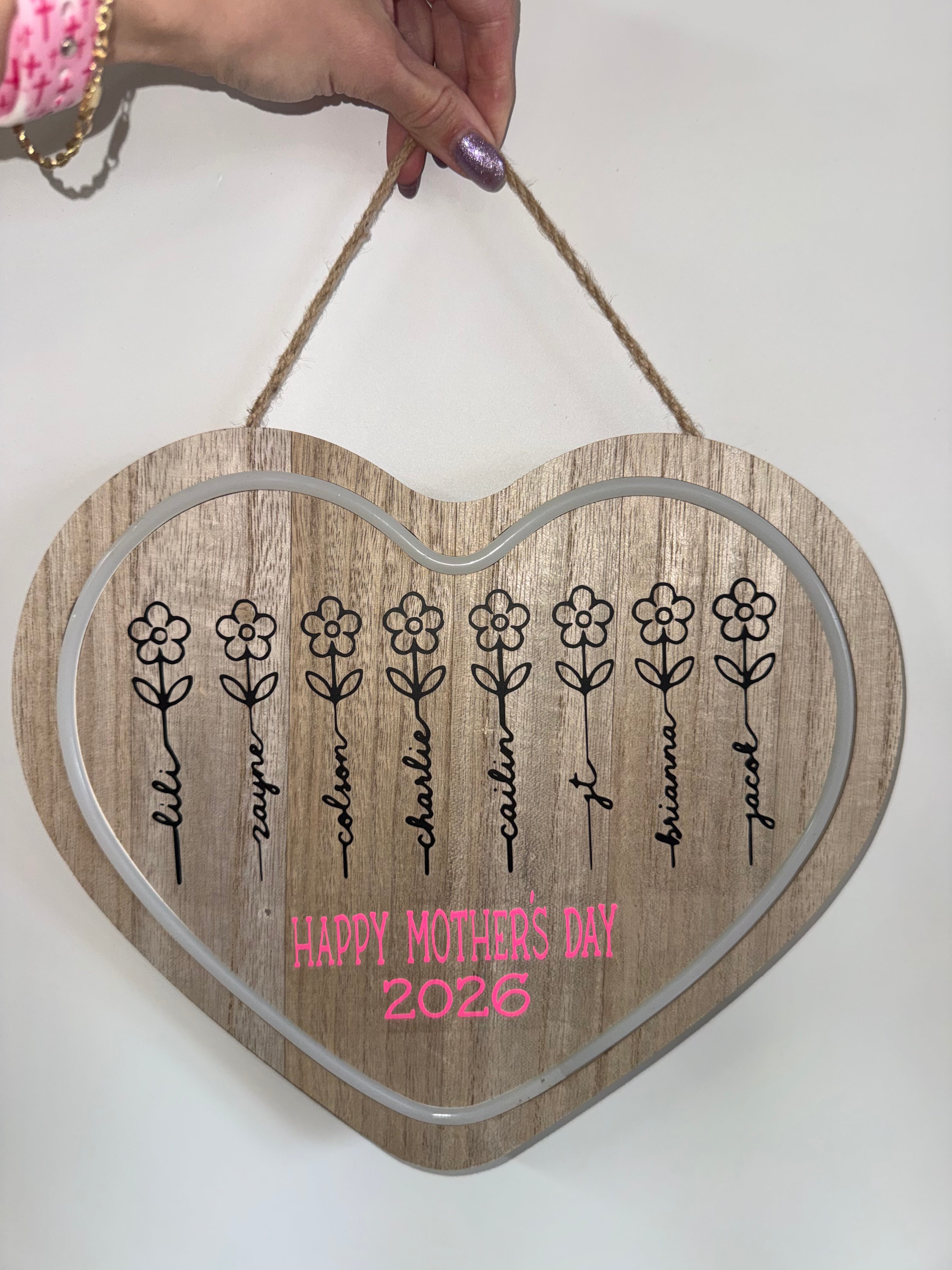 LED light up sign