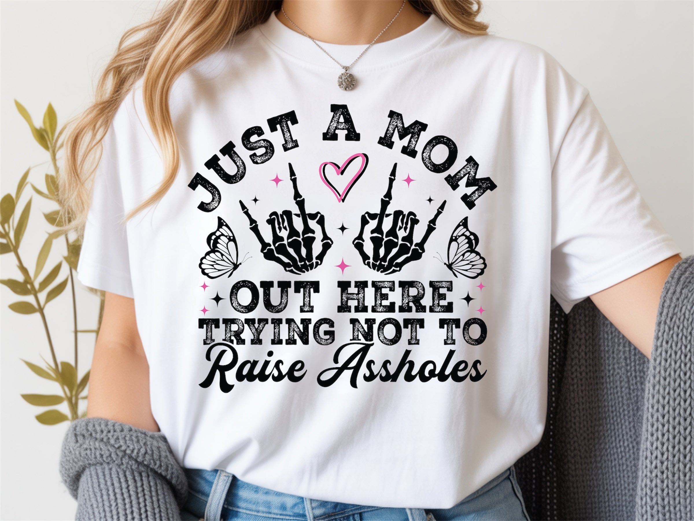 Trying not to raise a**holes - mom