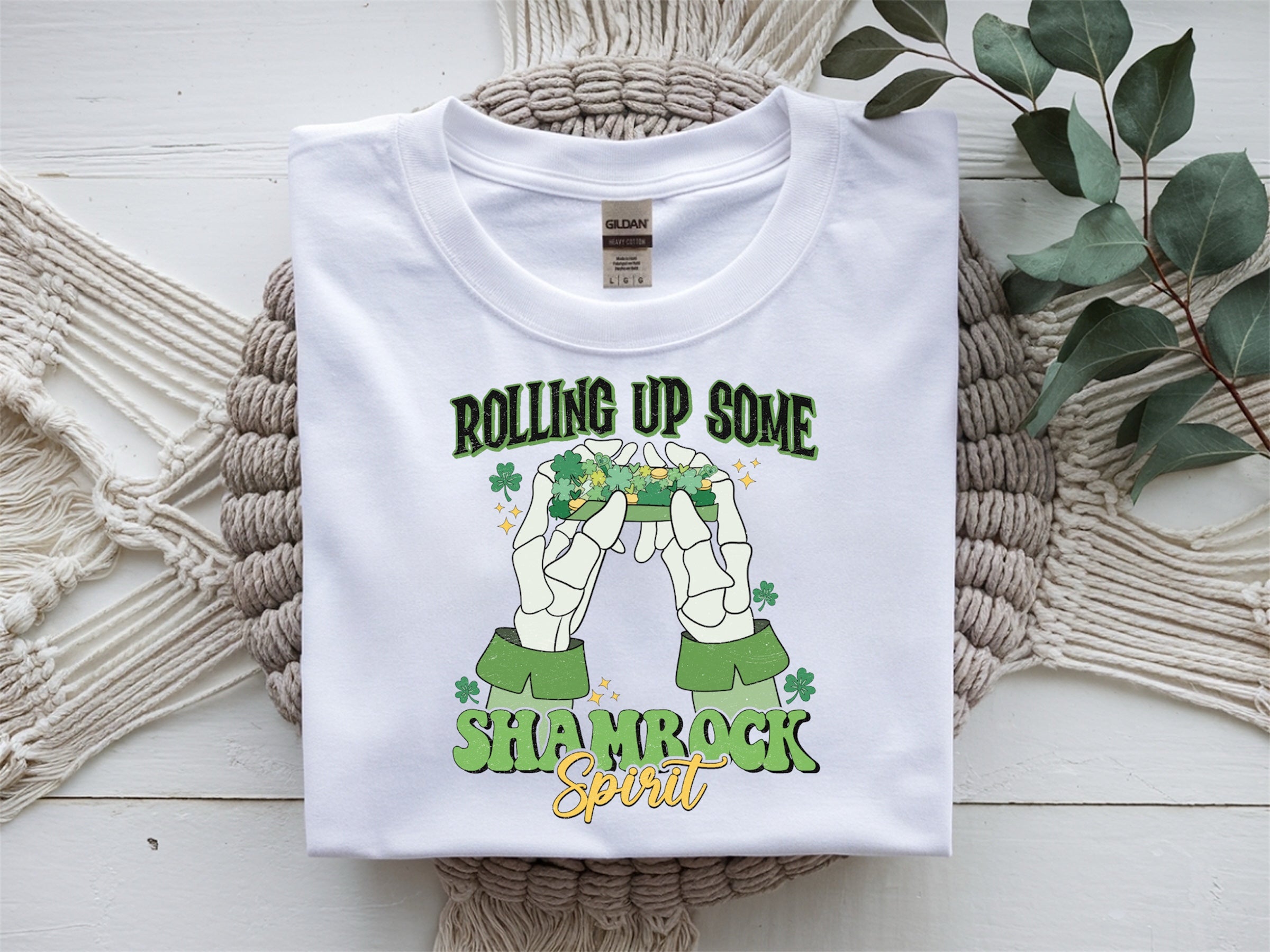 Rolling up some shamrock spirit