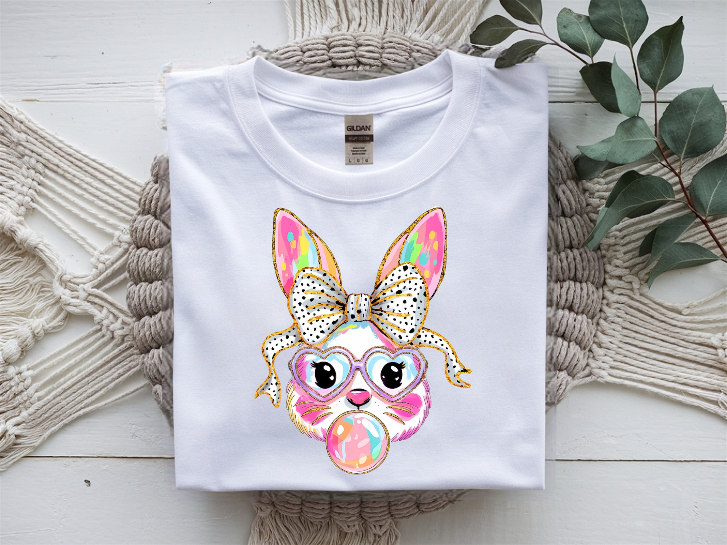 Pink easter bunny