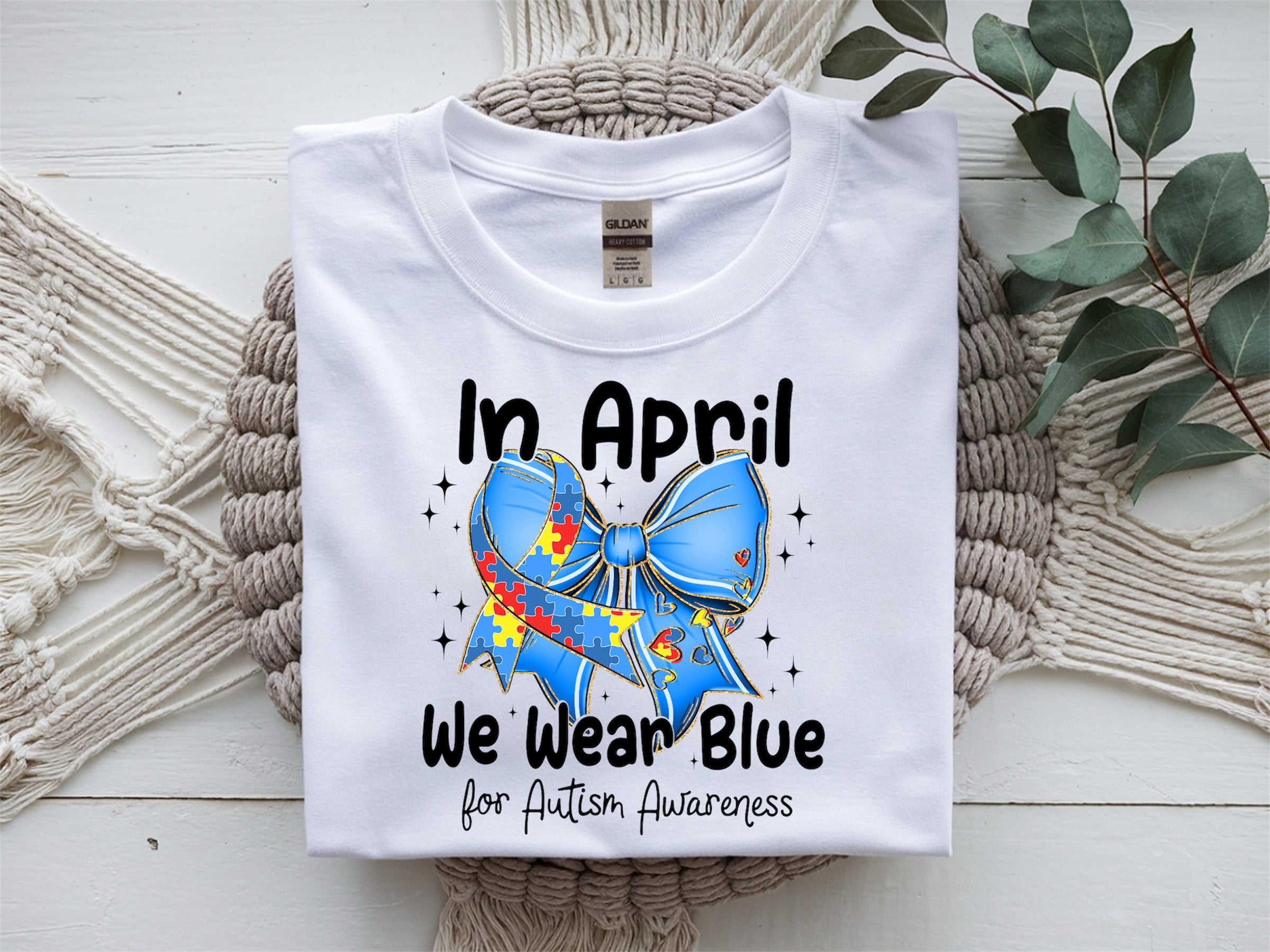 In April we wear blue